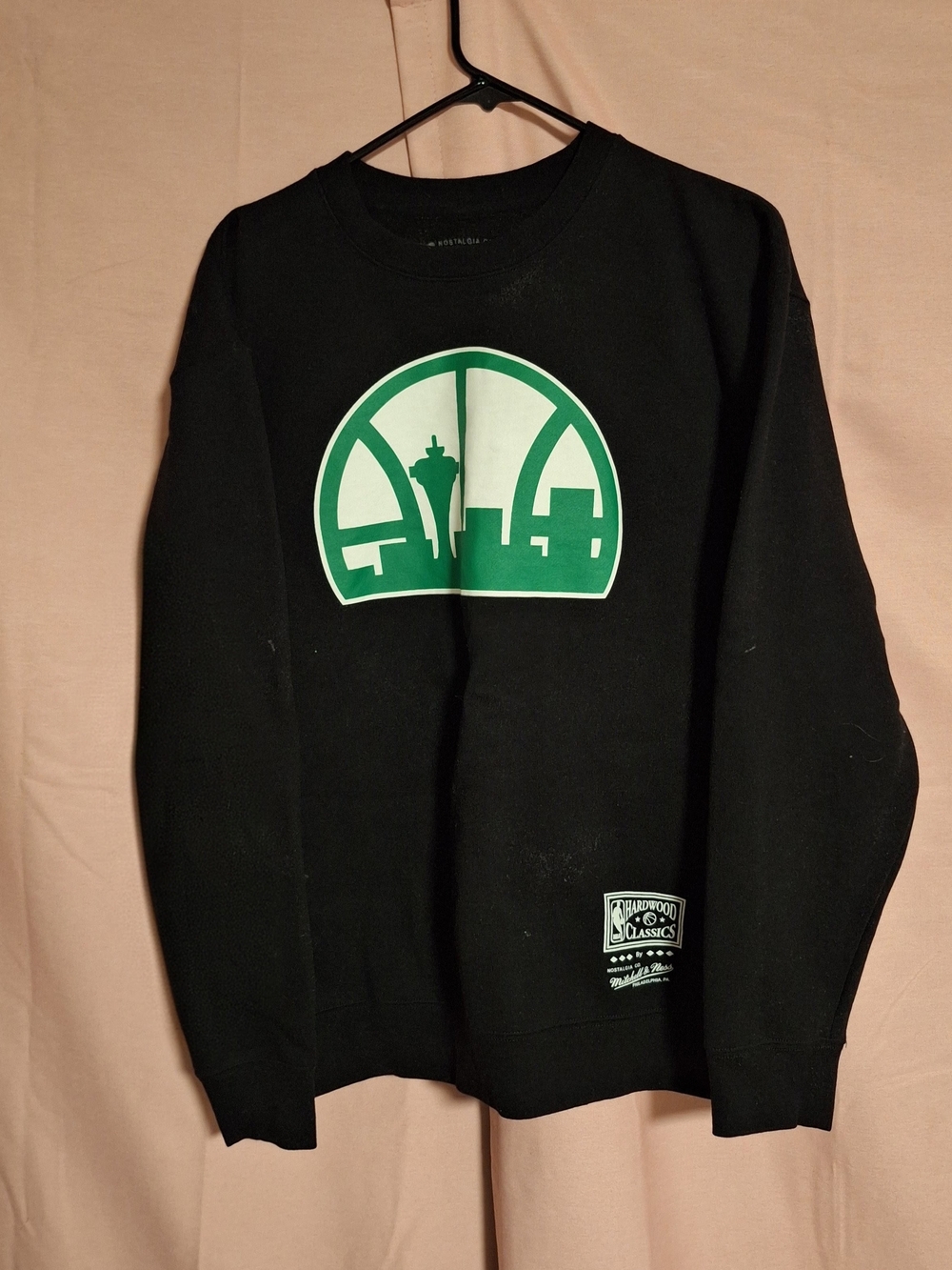 Mitchell & Ness Seattle SuperSonics Hardwood Classics Crewneck Sweatshirt